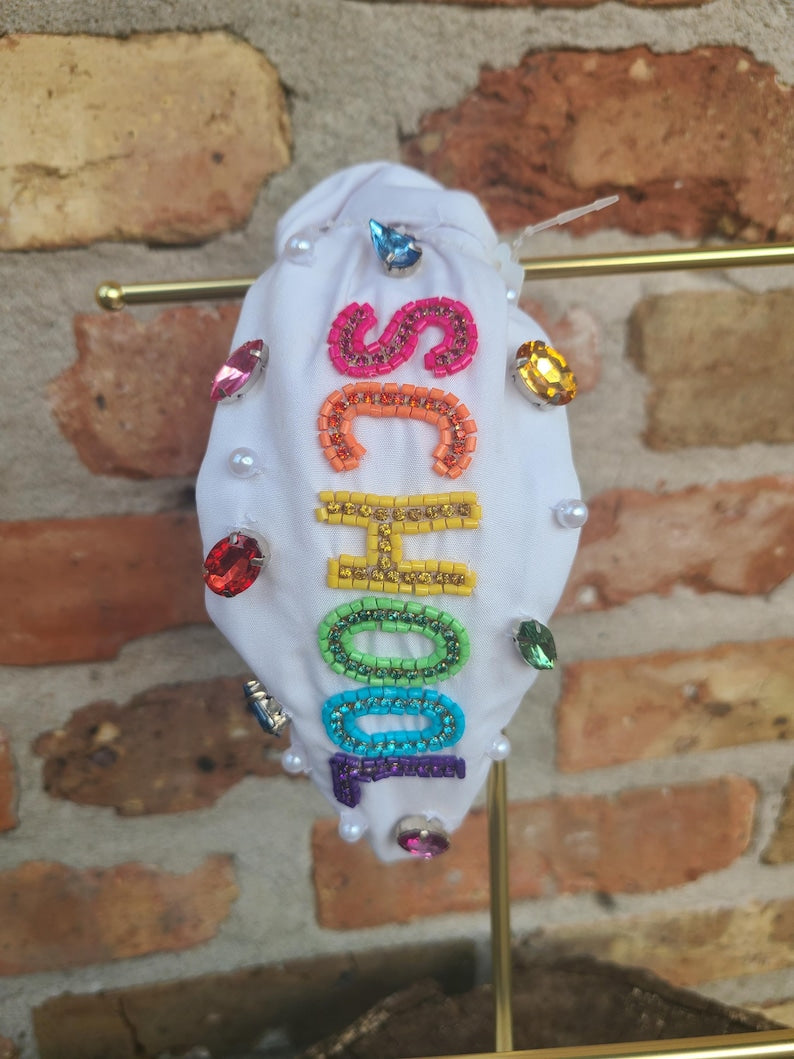 Back to School Bling - White
