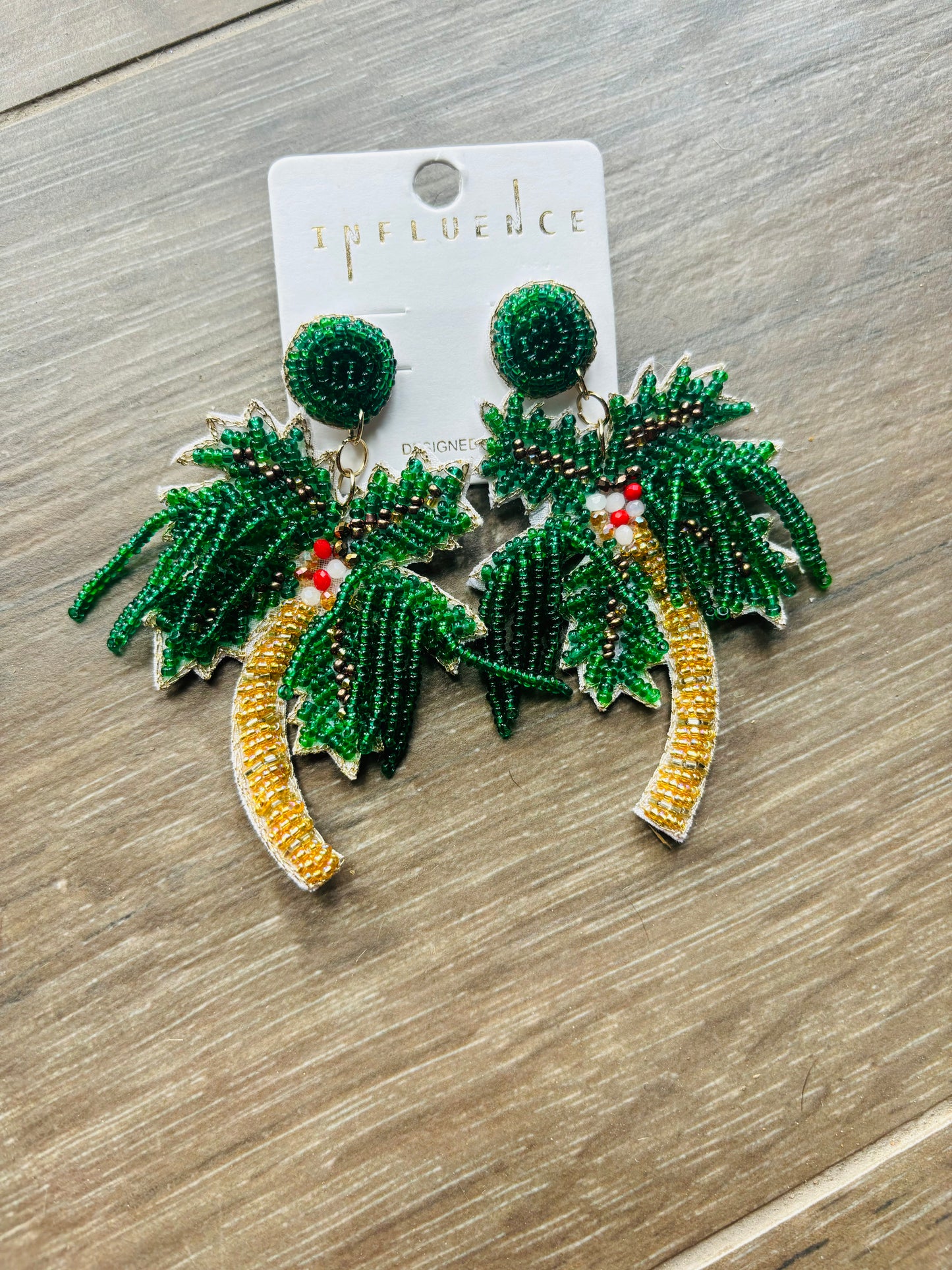 Paradise Palm Earrings