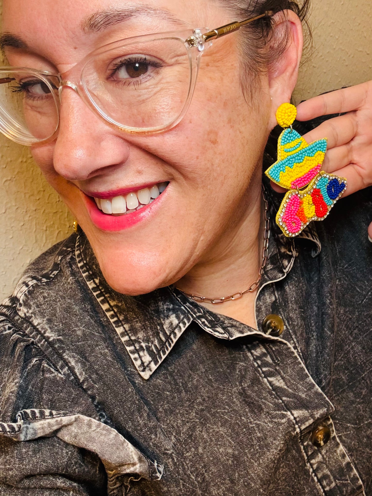 Fiesta Seed Bead Earrings