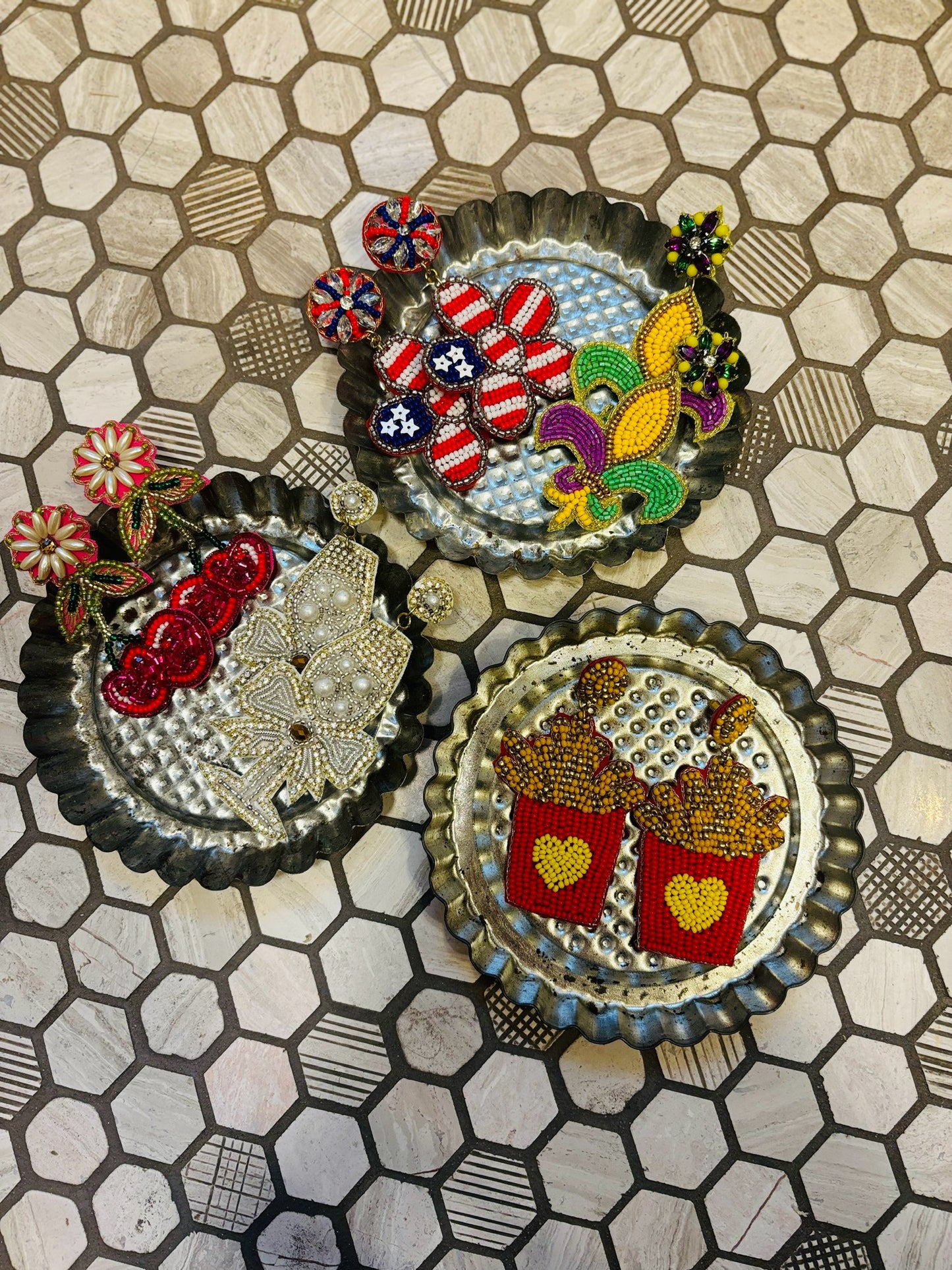 Seed Bead Earrings
