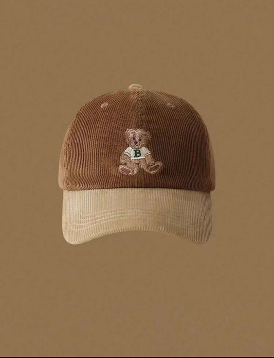 Polo Bear Style Cap - Brown Two Tone