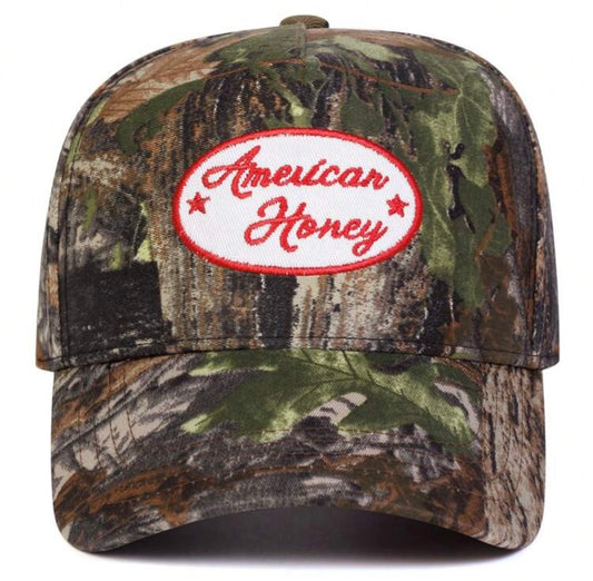 Camouflage American Honey Patch Cap