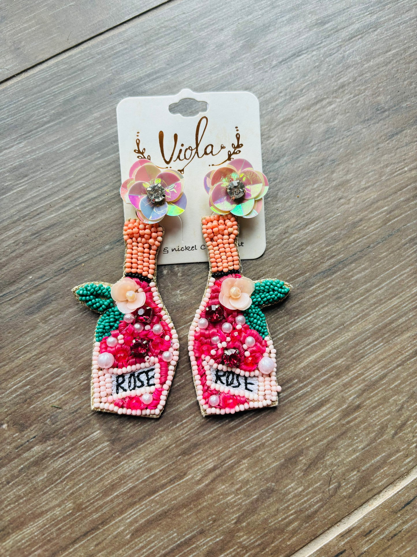 Slay All Day Rose Earrings