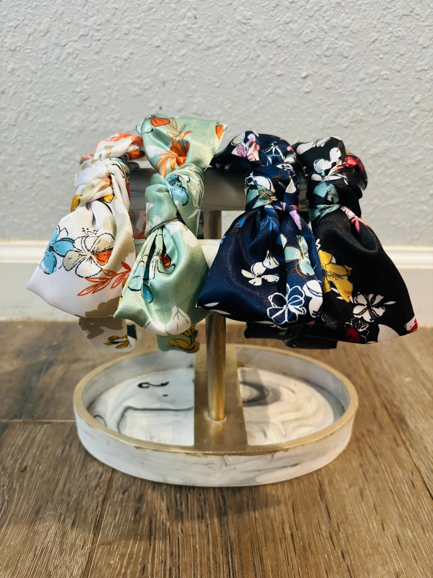 zz $5 Floral Bow Headband