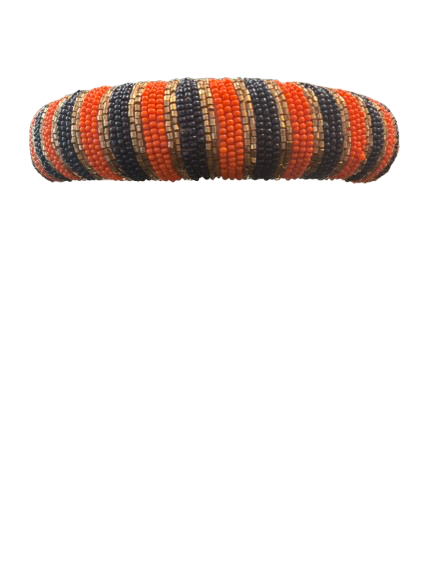 Orange & Navy Preppy Stripe Collection
