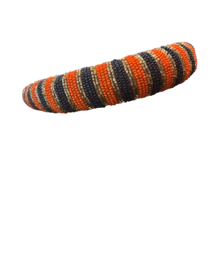 Orange & Navy Preppy Stripe Collection