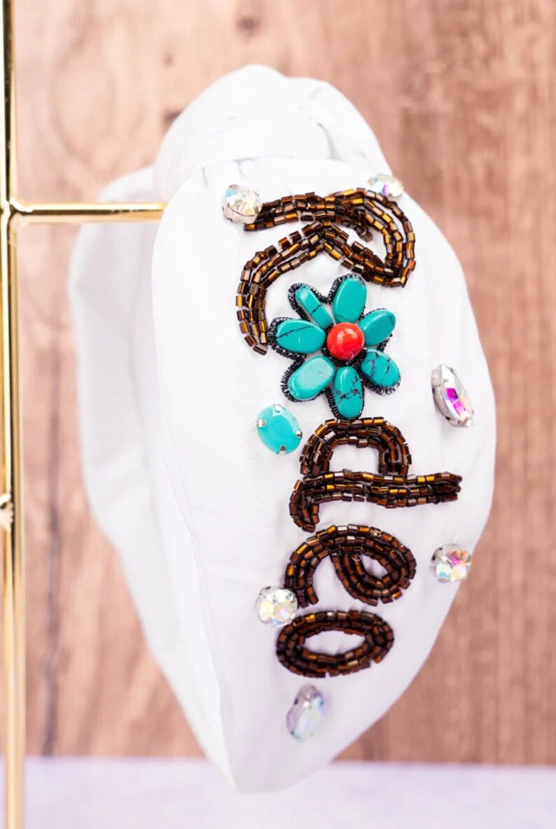 Rodeo Babe Bead & Stone Headband