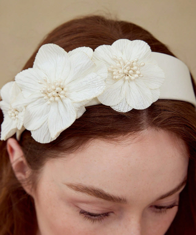 Three Flower Headband
