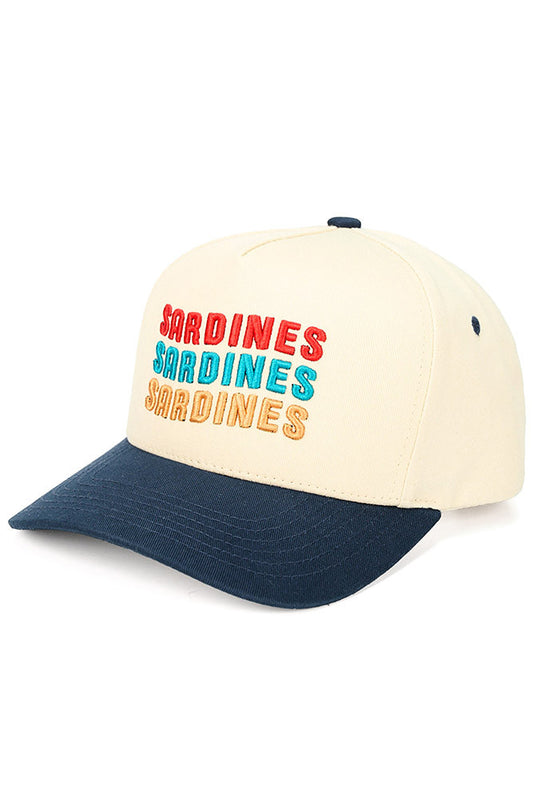 2. C.C SARDINES Multi Color Letter Trucker Cap