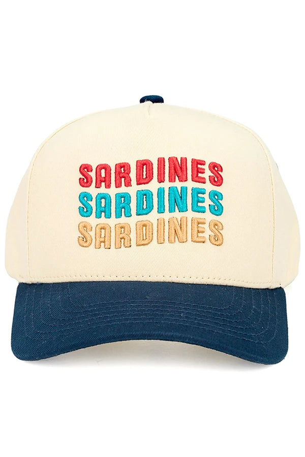 2. C.C SARDINES Multi Color Letter Trucker Cap