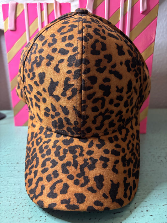 zzz Medium Leopard Cougar Ball Cap