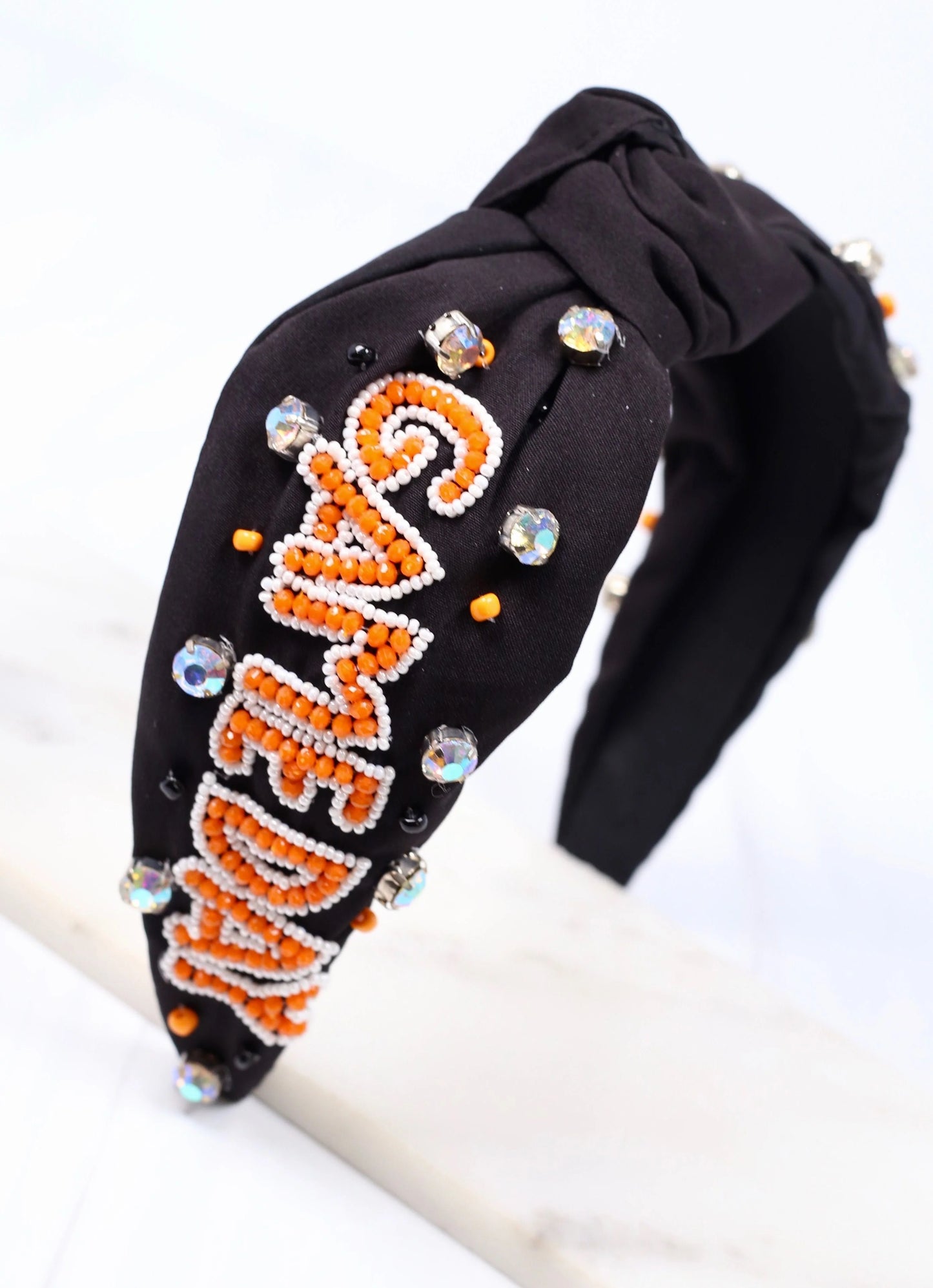Gameday Pearl Bead & Gem Headband